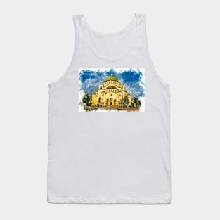 The Temple of Saint Sava Belgrade Srbija / Hram Svetog Save Beograd Srbija Tank Top